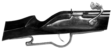 6/01 - 17th Century Re-enactor matchlock