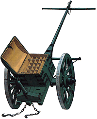 Передок артиллерийского орудия. Рис. О. Пархаева